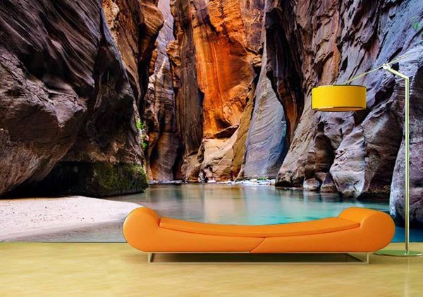 

wallpapers custom 3d po wallpaper mountain cave background mural living room bedroom waterproof home decor