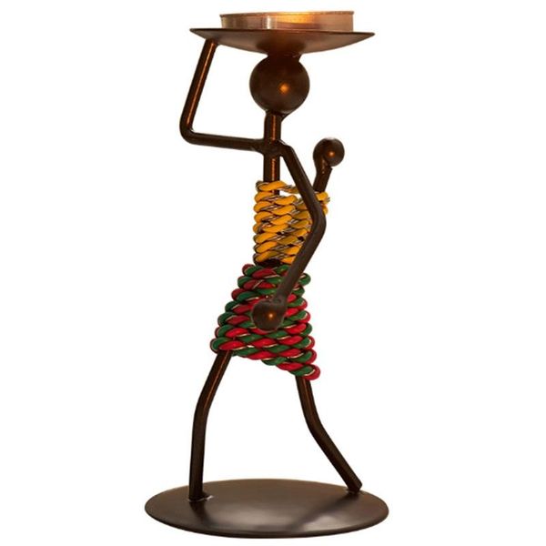 

vintage metal candlestick home decoration decor miniature art gifts candle holders