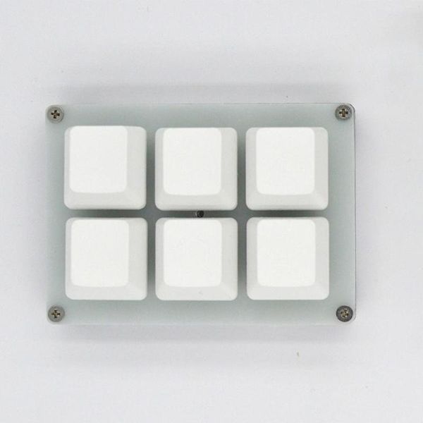 

programmable mechanical keyboard 6keys macro keypad usb programming key customize diy shortcut switch osu h9f7 keyboards