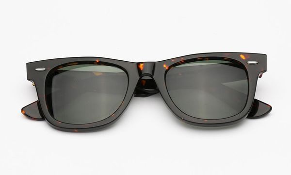 

declinde angle frame 50mm mens women sunglasses square acetate frame real uv400 glass lenses women men sun glasses with accessories box, White;black
