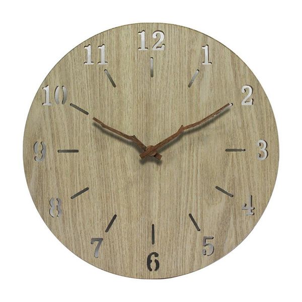 

wall clocks nordic clock vintage wooden watches silent home decorative living room luxury kitchen decor zegar scienny gift