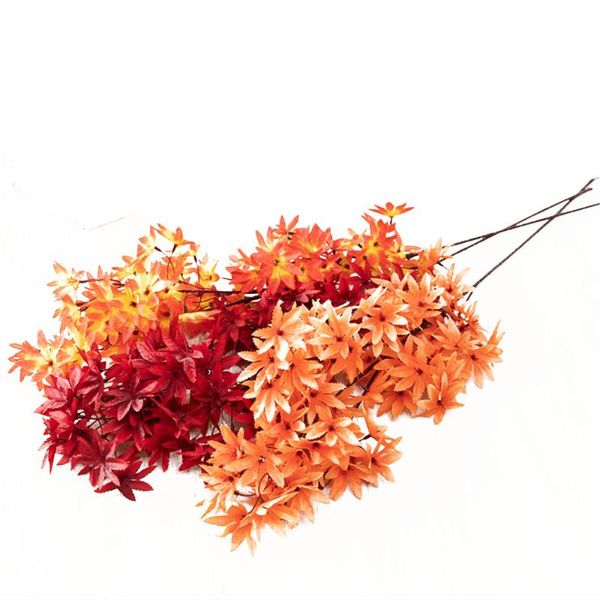

decorative flowers & wreaths 88cm artificial red maple wedding el restaurant home decoration shopping mall outdoor garden handicraft layout