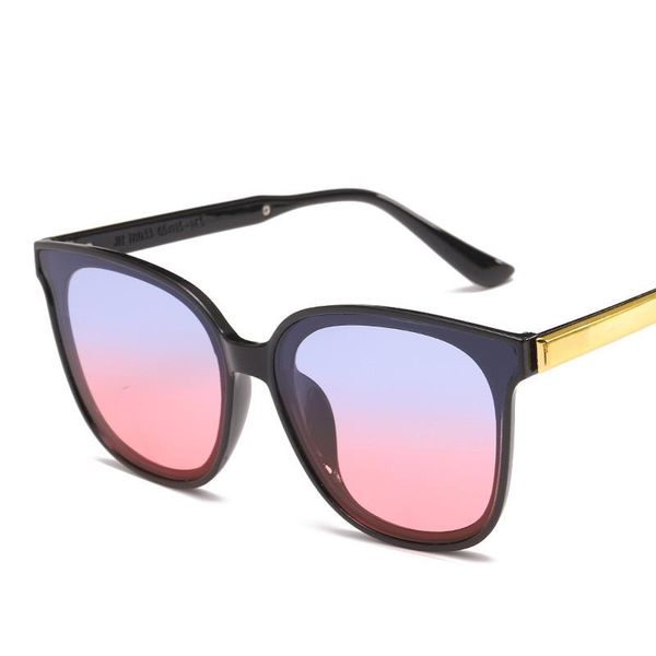 

sunglasses 2021 fashion ladies cat eye brand design pc metal frame mirror sun glasses for women shades oculos gafas uv400, White;black