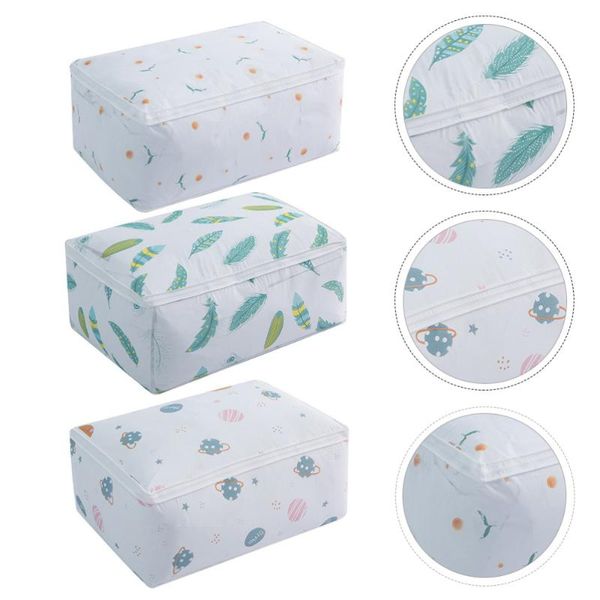 

clothing & wardrobe storage 3pcs home clothes organizers creative quilt bags