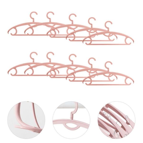 

10pcs clothes bracket traceless hanger skidproof hangers & racks
