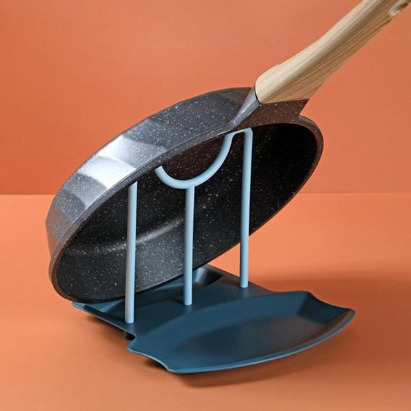 

kitchen organiser pan pot lid rack cover holder stand spoon stove organizer home storage soup rests tools & organization