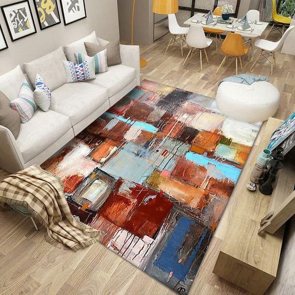 

carpets european style home living room carpet light luxury visual abstract bedroom custom rectangular machine washable cu