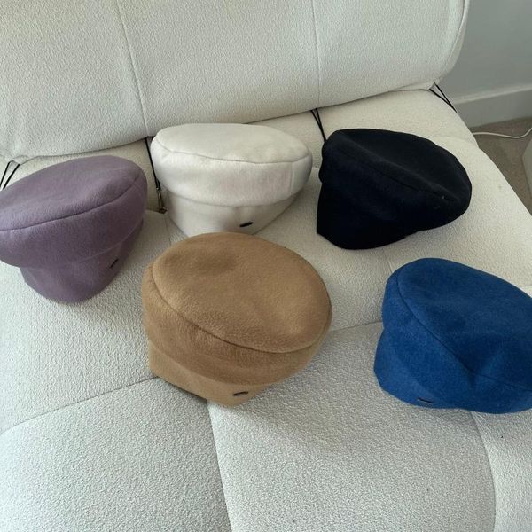 

caps & hats women's french style beret women 90s winter autumn vintage painter hariy berets hat female octagonal cap cotton, Yellow