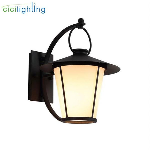 

industrial outdoor wall light fixture matter black warm white lantern glass sconce for house deck patio porch lights lamps