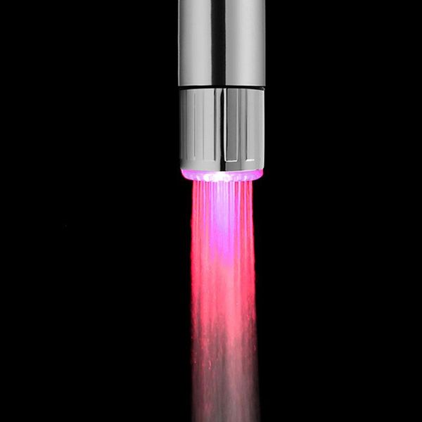 

colorful changing glow nozzle shower head water tap filter led light faucet stream for bathroom kitchen faucets