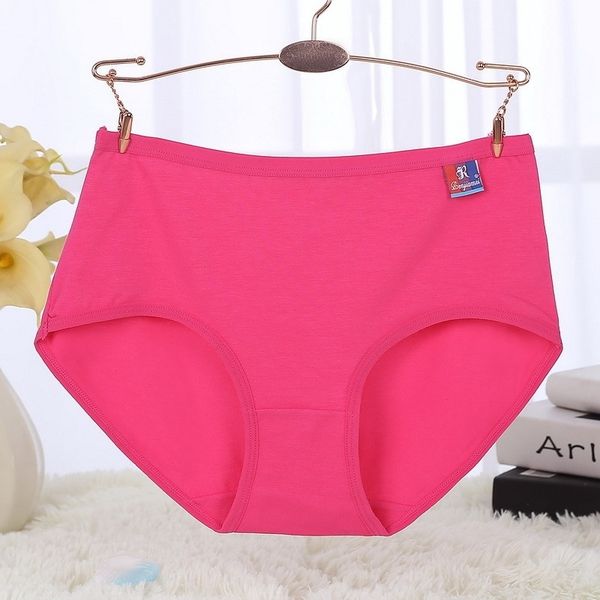 

vwg style women's large size fat mm breathable briefsstyle underwearwomen's cotton underwear large size fat mm breathable cotto, Red;black