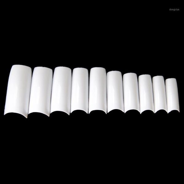 

100/500pcs nails half french false nail art tips acrylic uv gel manicure tip mpwell1, Red;gold