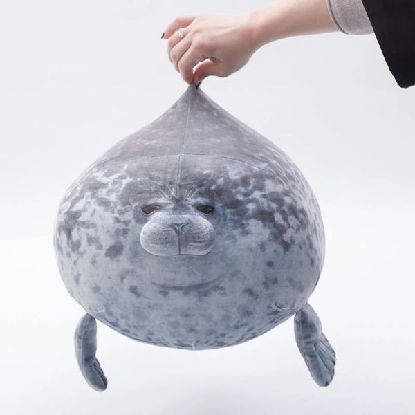 Creative aquário feio selo brinquedos de pelúcia super macio animais almofadas almofadas de dormir para crianças presentes de aniversário