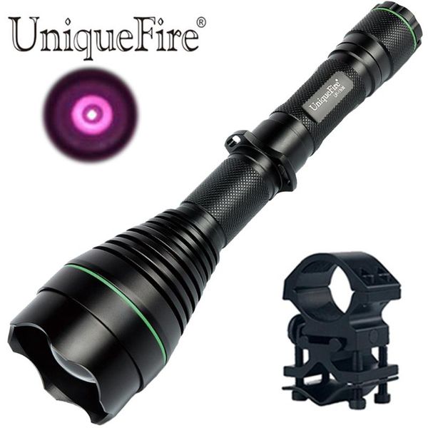 

uniquefire 1508 ir 940nm led 50mm convex lens infrared light zoomable torch 3 mode scope mount for night hunting flashlights torc torches