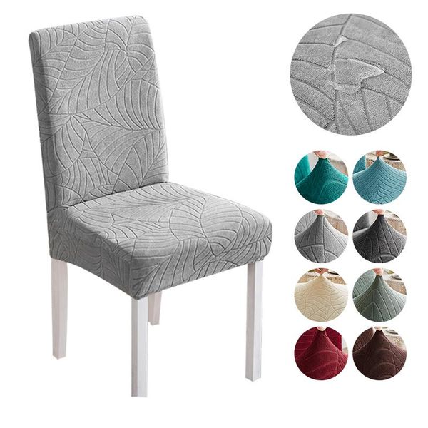 

chair covers 1/2/4/6 pieces waterproof fabric cover solid color washable seat case for restaurant home party decoration