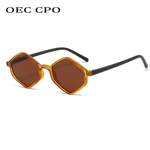 

outdoor eyewear oec cpo trendy square sunglasses women brand designer vintage glasses for men classic hip hop brown retro female lunette sol