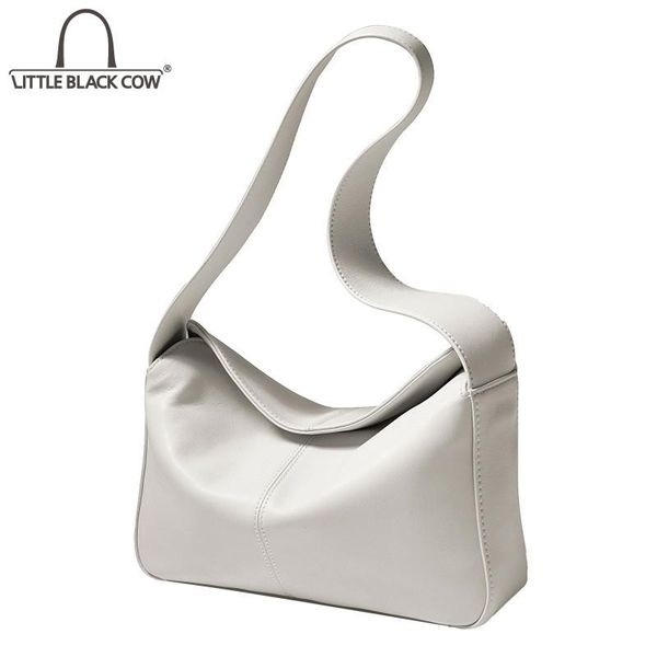 

evening bags elegant ladies genuine leather underarm bag softshell office work packing shoulder string fashion women armpit