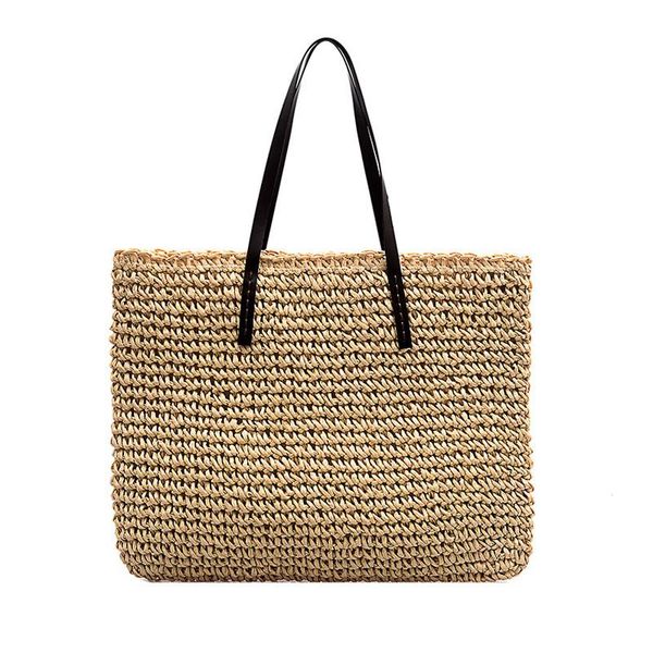 

evening bags fashion straw woven handbag summer travel beach shoulder for women casual female large capacity totes