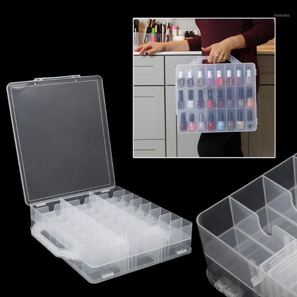 

pro 48 lattice display container organizer storage box case f1ff art kits nail1