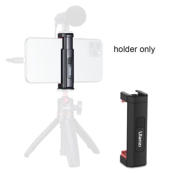 

for st-19 universal phone mount holder clamp clip with cold shoe 1/4'' tripod microphone fill light vlog live youtube cell mounts