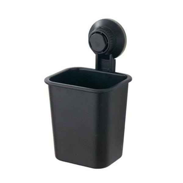 

durable bathroom toothbrush holder wall mounted no drilling storage organizer toiletries razor (white) bath accessory set