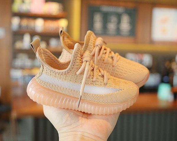 

kids sneakers for boys girls autumn sport shoes soft bottom child running baby white casual flat athletic & outdoor, Black