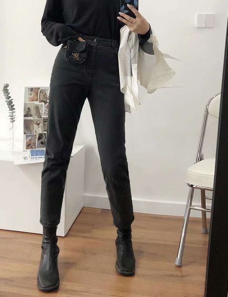 

autumn women's high waist fashion loose pants, Blue