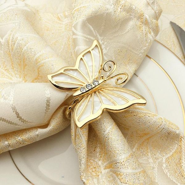 

set of 8 butterfly napkin ring holders napkins rings for easter wedding holidays dinner decor favor