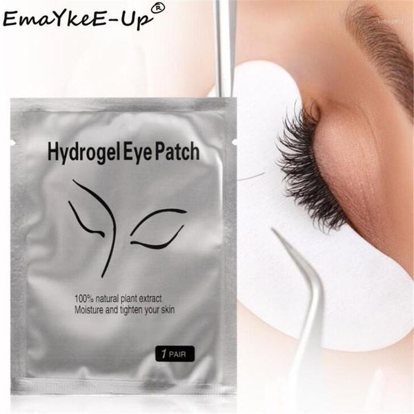

100pair paper patches eyelash under eye pads hydrogel patch extension beauty tools1