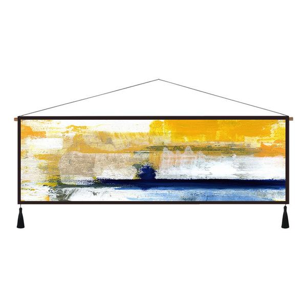 

tapestries nordic abstract tapestry modern print tassel aesthetic art painting colorful alfombra dormitorio bedroom decor de50gt