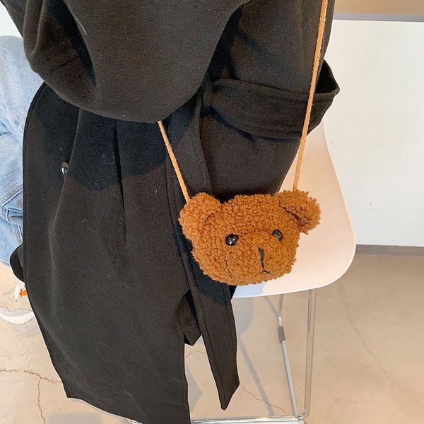 

cute one puppy bag diagonal shoulder girl new purse mini fashion coin plush venvd