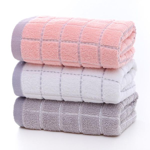 

towel direct plain block water-absorbing thickened logo custom supermarket gift commodity cotton face