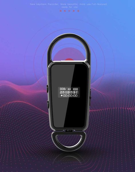 

digital voice recorder lytune recording lcd display keychain activation long standby local deletion eraser mp3 player s23