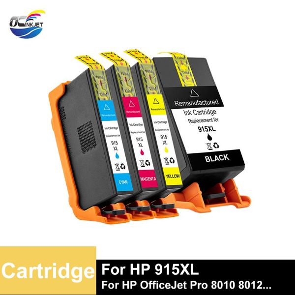 

ink cartridges ocinkjet for 915xl remanufactured cartridge third party suitable officejet 8010 8012 8013 8014 8015 8017 8018 8020