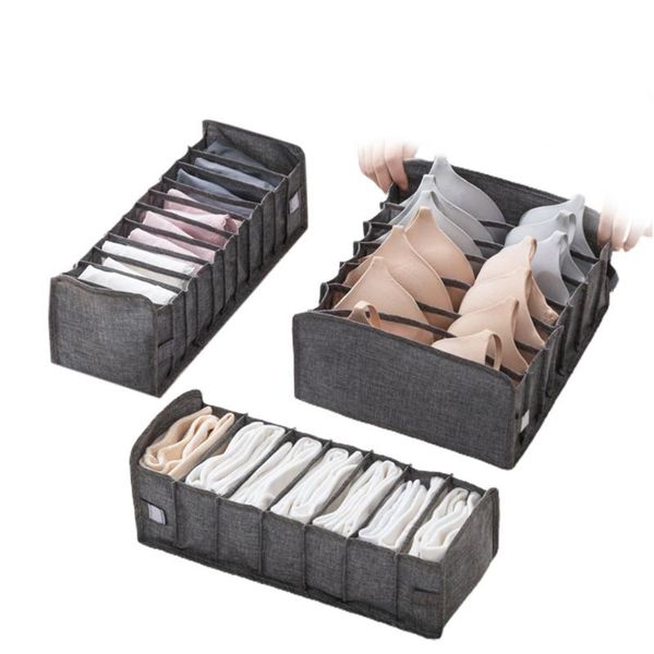 

storage drawers home bedroom underwear drawer organizer foldable dividers for store panties lingerie socks ties 7 cells/11 cells