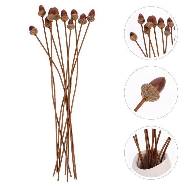 

party decoration 10pcs lifelike imitation acorn bouquets set po props decorations