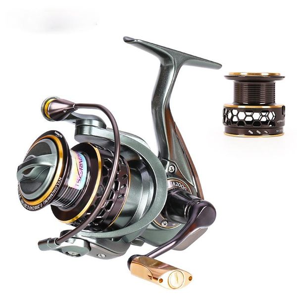 

baitcasting reels spinning fishing reel jaguar 1000 2000 3000 185g 6kg max carbon drag carp saltwater bass pike wheel bfs spool