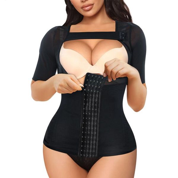 

women's shapers women waist trainer vest corset, Black;white
