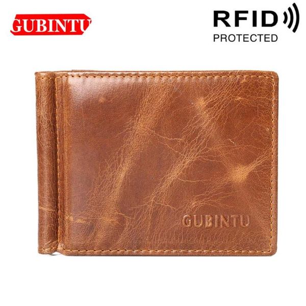 

wallets gubintu thin vintage short male genuine leather id card holder passcard rfid brand men, Red;black