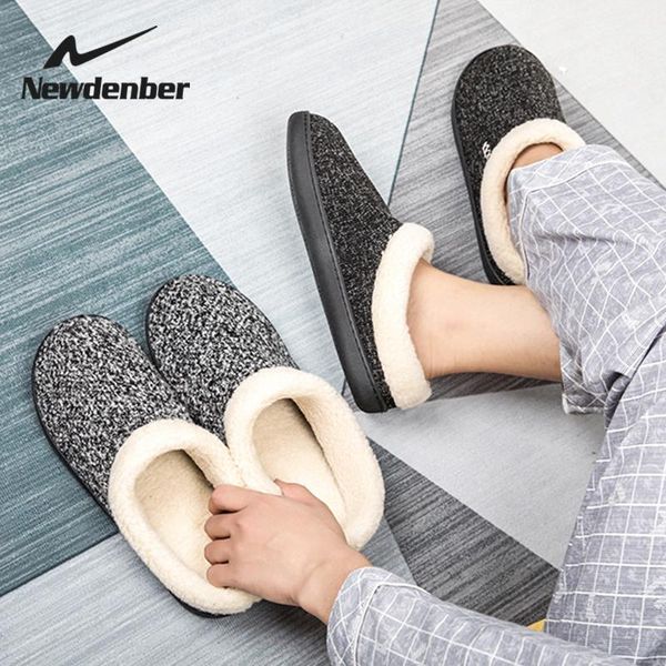 

women's winter slippers women warm plush knitting slipper woman slip on flat female soft shoes ladies comfortale house shoe 2021, Black