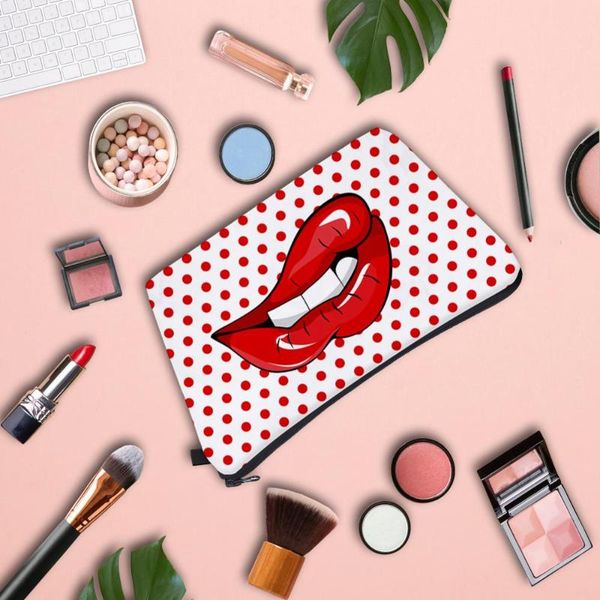 

cosmetic bags & cases jom tokoy makeup bag with printing pattern cute organizer pouchs for travel pouch women's