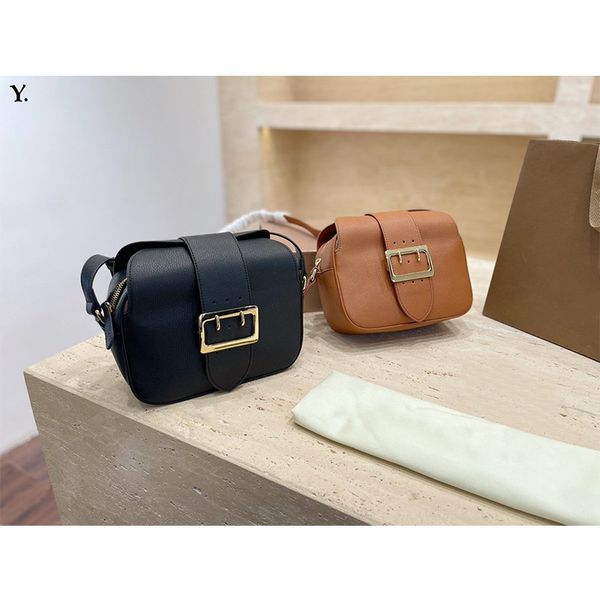 

luxury handbags bajia buckle series is daily commuting simple single shoulder messenger bag calf leather women's bag