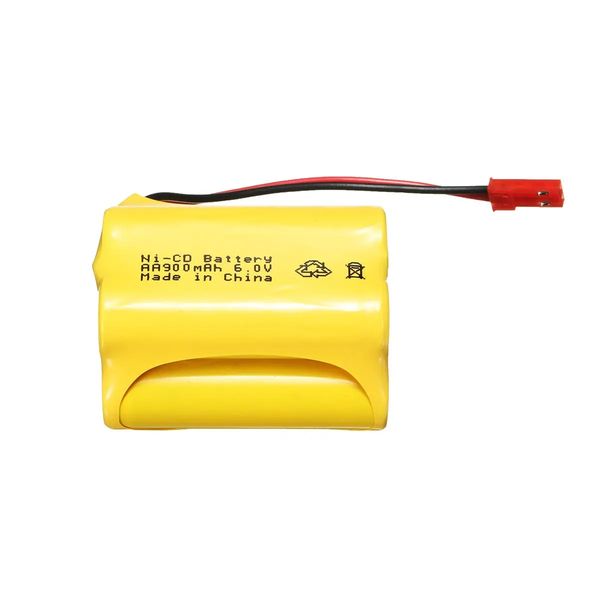Ni-CD 6 V 900mAh JST-Syp Plug Batteria Recarregável Luz solar para corridas de carro de controle remoto