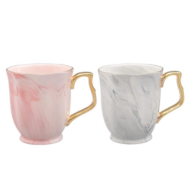 

mugs marble mug ceramic coffee cup with golden handle round mouth for tea cocoa home office kitchen couples cups
