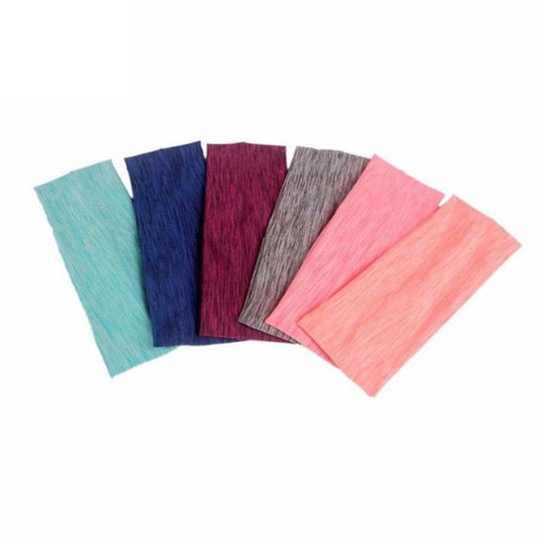 

yoga hair bands 6pcs elastic sports headbands sweatband for outdoor activities running (mixed color)