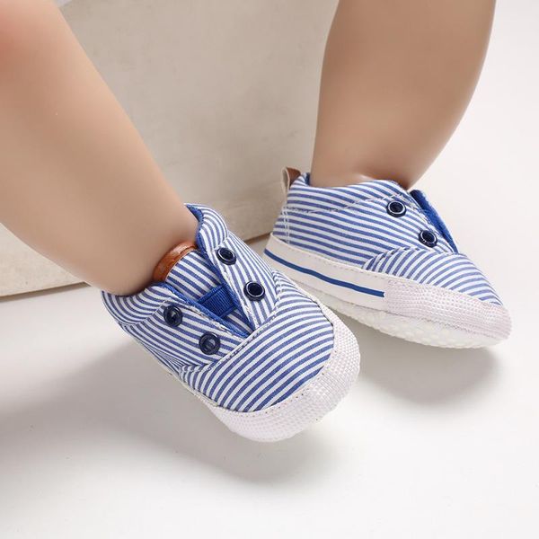 

first walkers striped infant toddler shoes girls boys casual cotton soft bottom comfortable non-slip kid baby