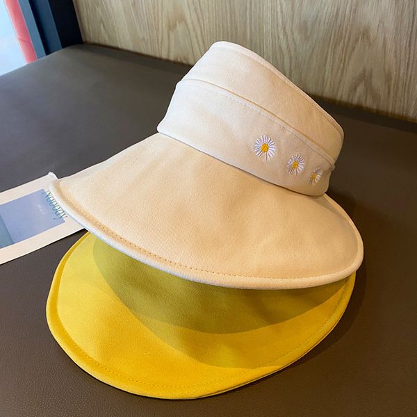 

little daisy net red empty hat chaonvchao brand sunscreen big brim summer thin korean fisherman's hat, Blue;gray