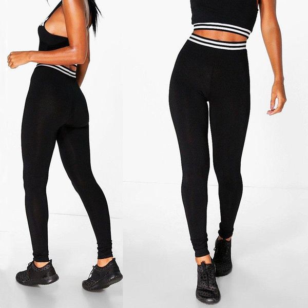 

yoga pants women high waist fitness leggings casual solid color running gym sports workout trousers outfits, White;red