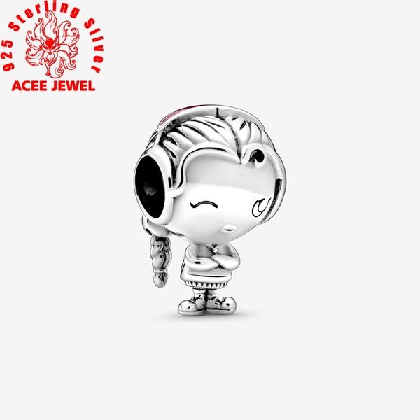 

premium genuine 925 sterling silver beads girl teenager charms adapting original pandora bracelets women diy jewelry, Black