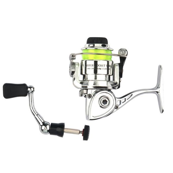 

baitcasting reels emmrod xm100 pocket spinning fishing reel alloy tackle small 4.3:1 metal wheel pesca